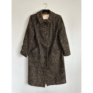 [NEEDS REPAIR] Vintage 60s Women's‎ Pendleton Wool Coat Size Large Mixed Weave